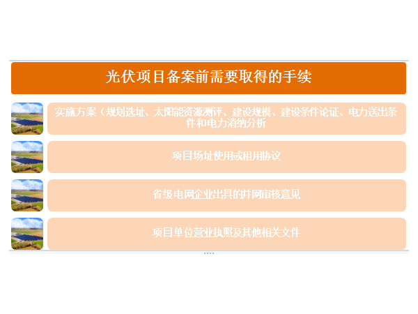 最新：太陽能光伏發(fā)電、風電項目開發(fā)前期所需手續(xù)清單